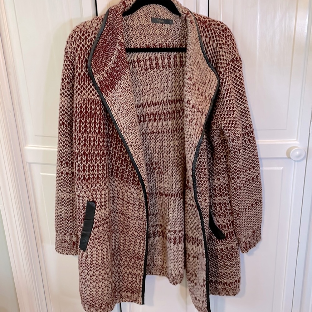 Thick sweater jacket